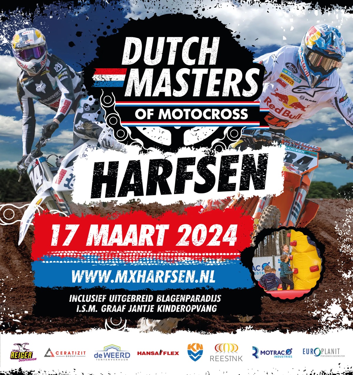 Voorverkoop openingswedstrijd Dutch Masters of Motocross Harfsen