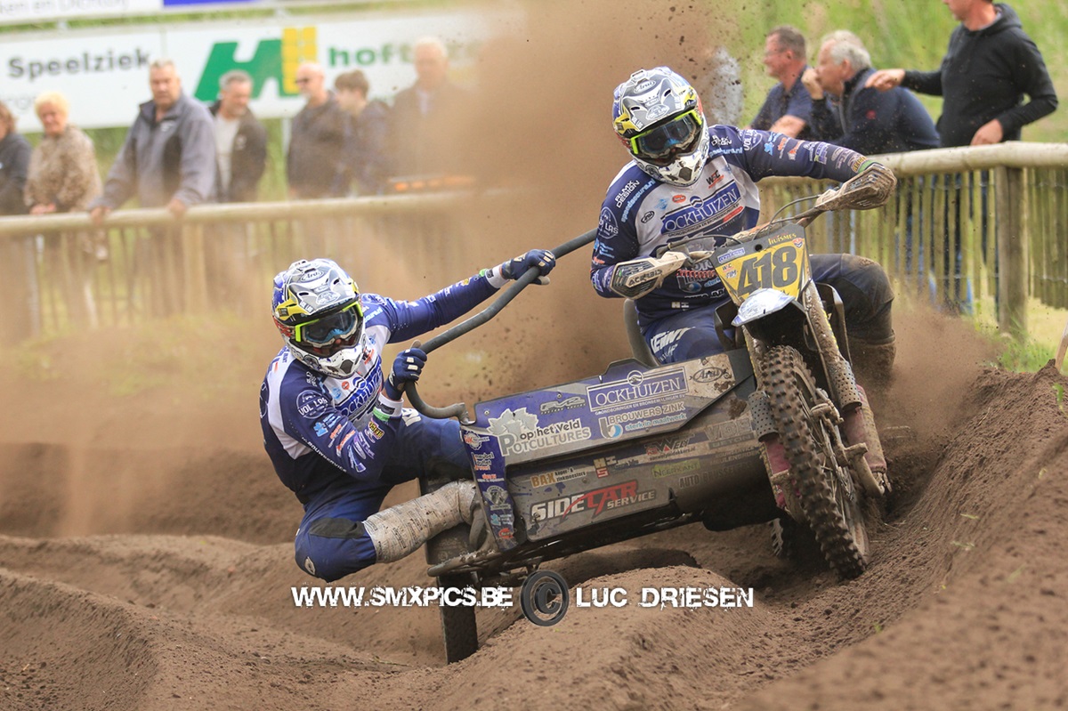 Wijers/van Hal winnen ONK Zijspancross in Varsseveld