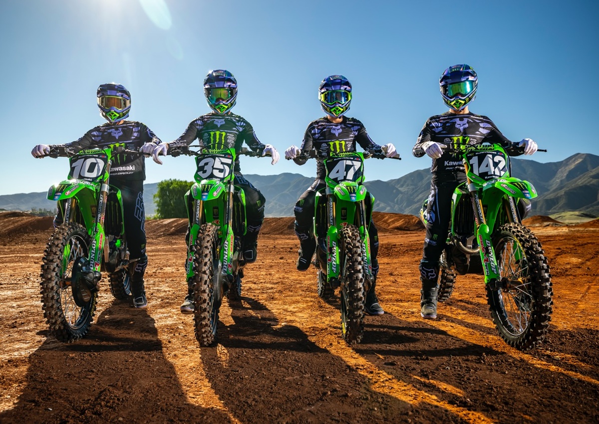 Monster Energy Pro Circuit Kawasaki presenteert de 250SX-rijdersbezetting voor 2026