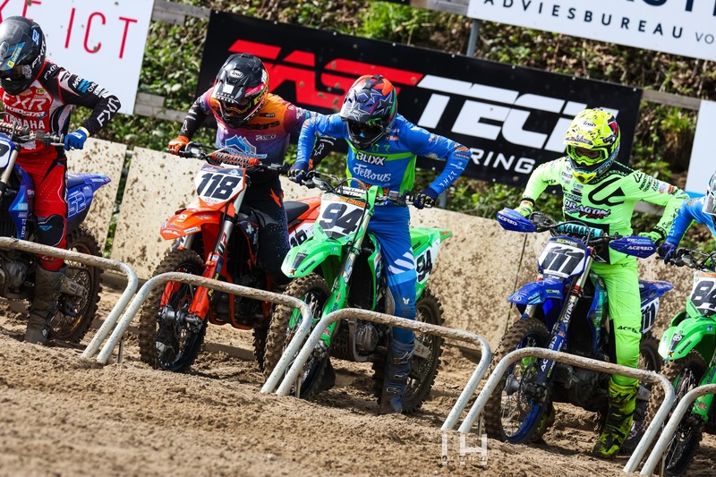 Sven Van der Mierden net naast podium tijdens Dutch MX Nationals in Lichtenvoorde