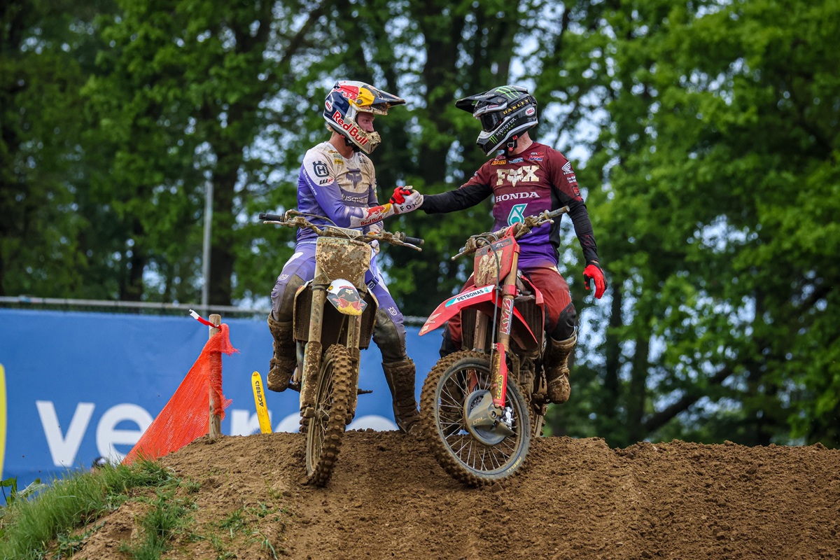 Spectaculaire Dutch Masters of Motocross in Markelo levert prachtige wedstrijden op