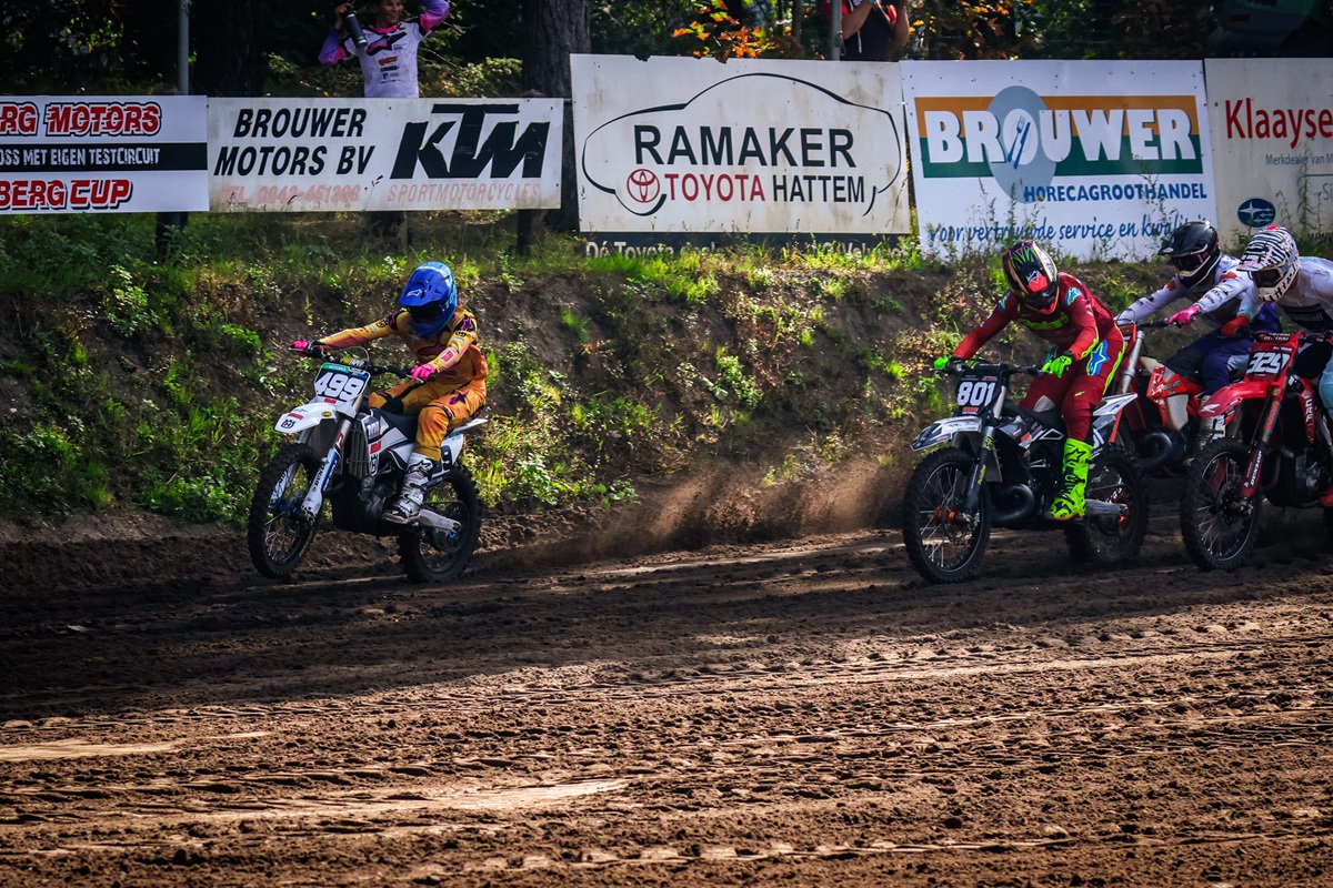 Dani Heitink wint KNMV MX Nationals in Heerde