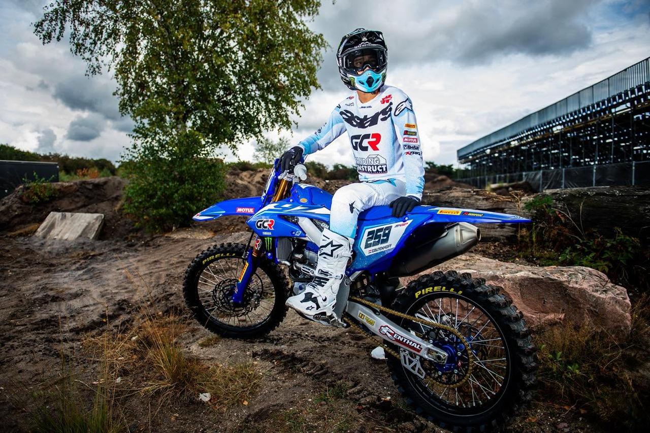 Glenn Coldenhoff aan de start bij MX Nationals Finale in Valkenswaard
